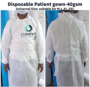 Disposable patient gown