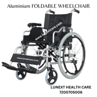 ALUMINIUM FOLDABLE WHEELCHAIR