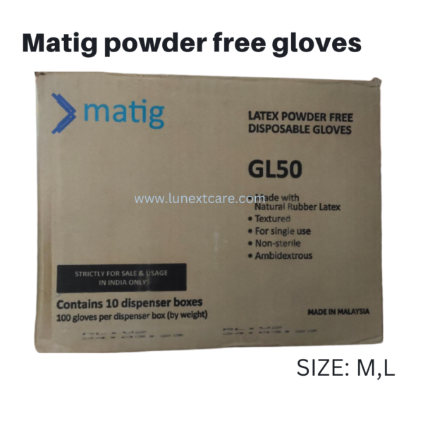 MATIG POWDER FREE gloves chennai