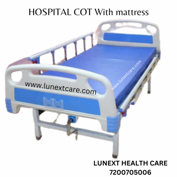 Hospital cot with mattress