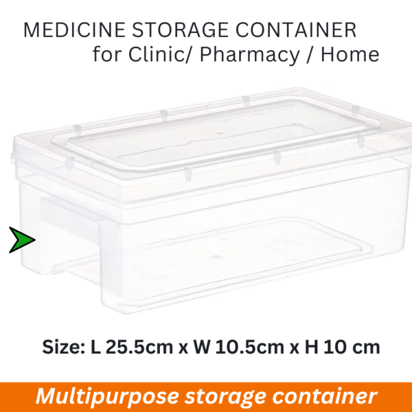 Tablet storage container for home