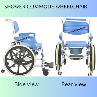 SHOWER COMMODE WHEELCHAIR INDIA