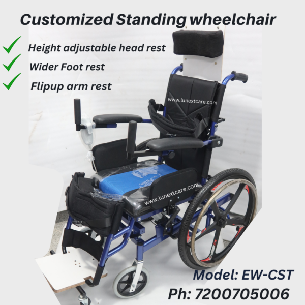 CUSTOMIZED STANDING ELECTRIC WHEELCHAIR