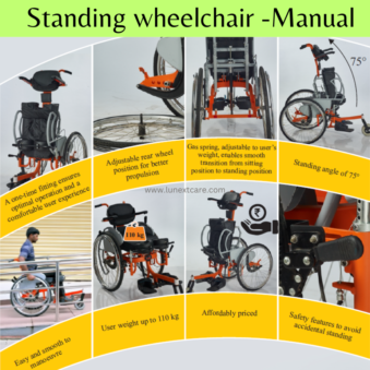 MANUAL STANDING WHEELCHAIR India