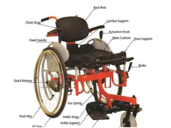 MANUAL STANDING WHEELCHAIR India