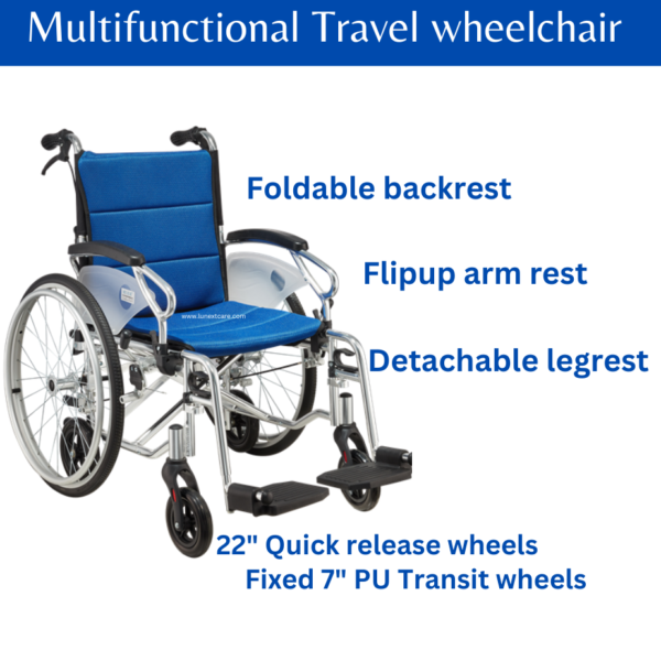 Multifunctional Travel wheelchair chennai