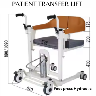 HYDRAULIC TRANSFER WHEELCHAIR INDIA