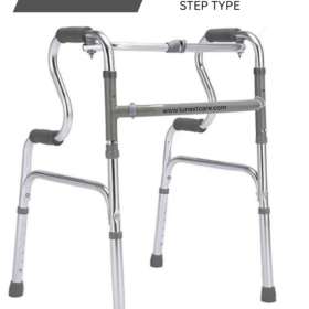 Foldable Aluminium step walker