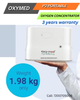 Oxymed P2 Portable Oxygen Concentrator chennai