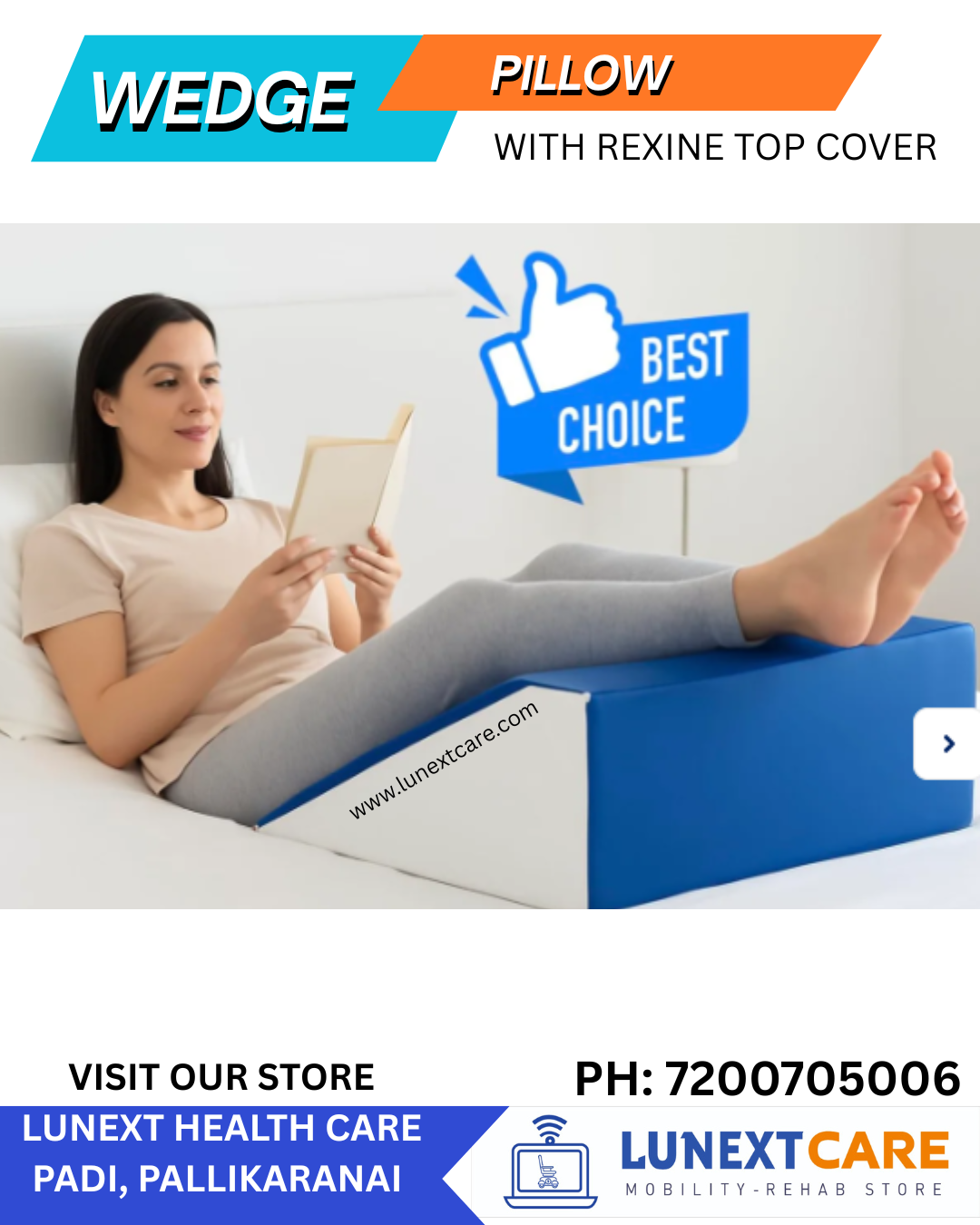 Wedge pillow cushion chennai Wedge pillow cushion chennai