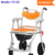 Foldable SHOWER COMMODE WHEELCHAIR