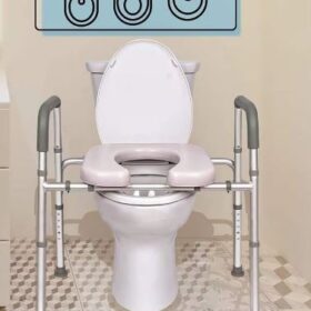 Toilet commode seat raiser