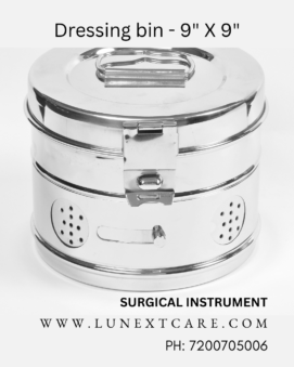 Surgical dressing bin 