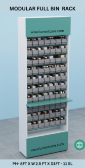 Modular pharmacy rack