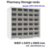 Modular Pharmacy storage Rack - MPH-SH6-30 bin