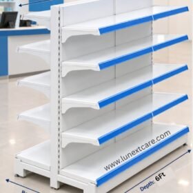 Retail Pharmacy centre display racks